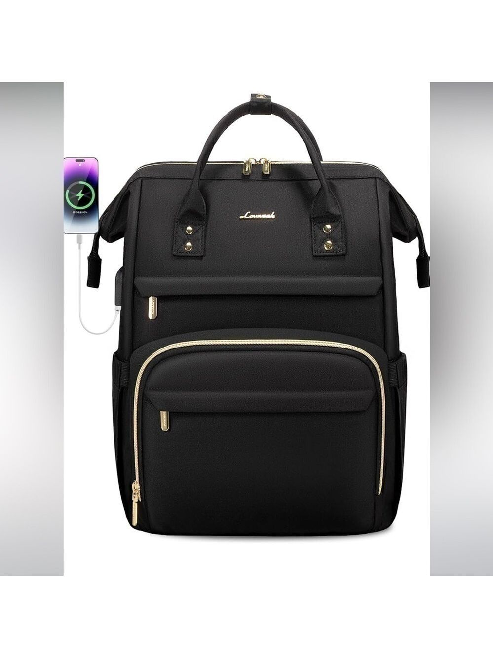 LOVEVOOK LAPTOP BACKPACK, 15.6”Professional Purse Computer Backpack NEW - Picture 3 of 15